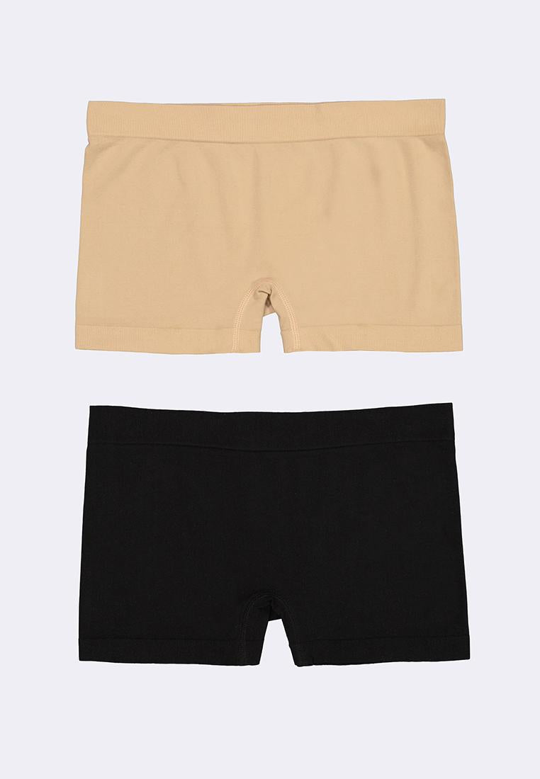 Women's 2-in-1 Pack Seamless Boy Shorts