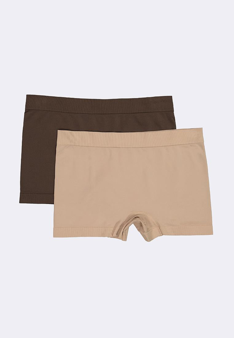 Women's 2-in-1 Pack Seamless Boy Shorts