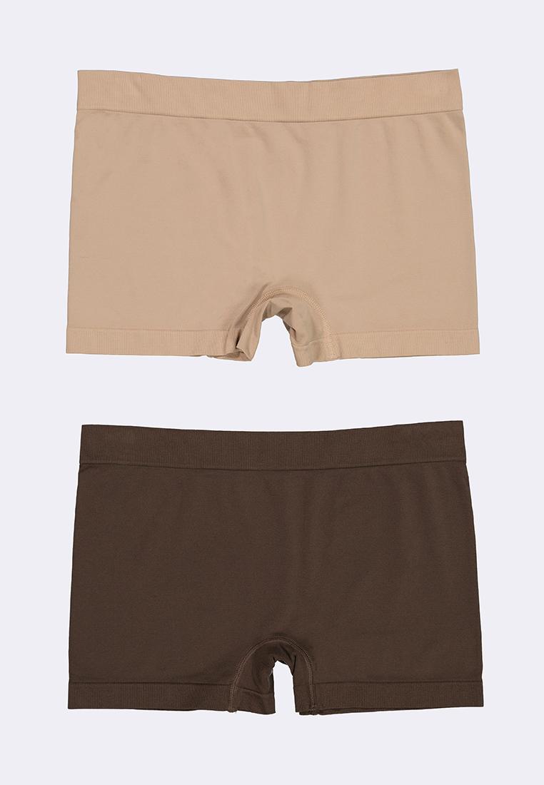 Women's 2-in-1 Pack Seamless Boy Shorts