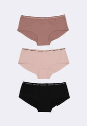 Women's 3-in-1 Pack Cotton Hipster Panty