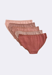 Women's 5-in-1 Pack Low Rise Bikini Panty
