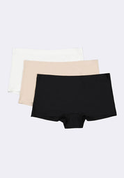 Women's 3-In-1 Pack Seamless Boyshorts