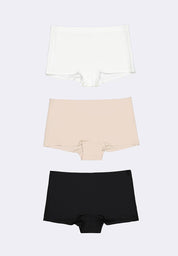 Women's 3-In-1 Pack Seamless Boyshorts