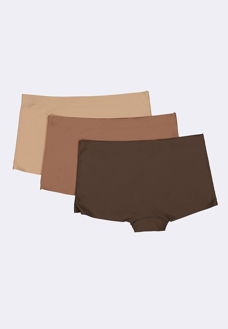 Women's 3-In-1 Pack Seamless Boyshorts