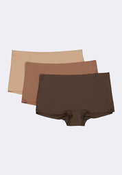 Women's 3-In-1 Pack Seamless Boyshorts