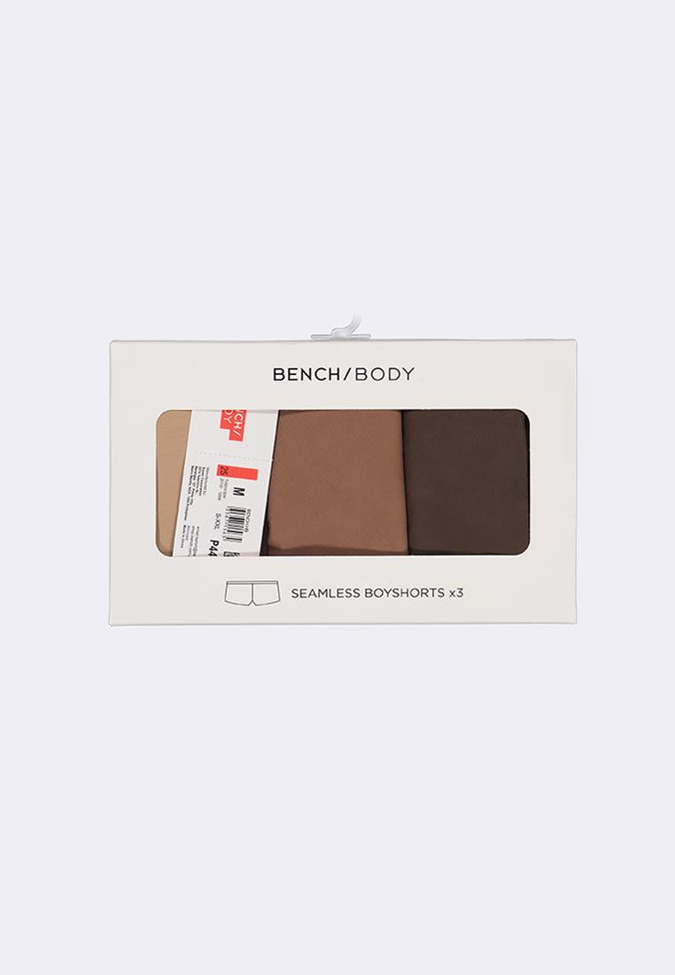 Women's 3-In-1 Pack Seamless Boyshorts