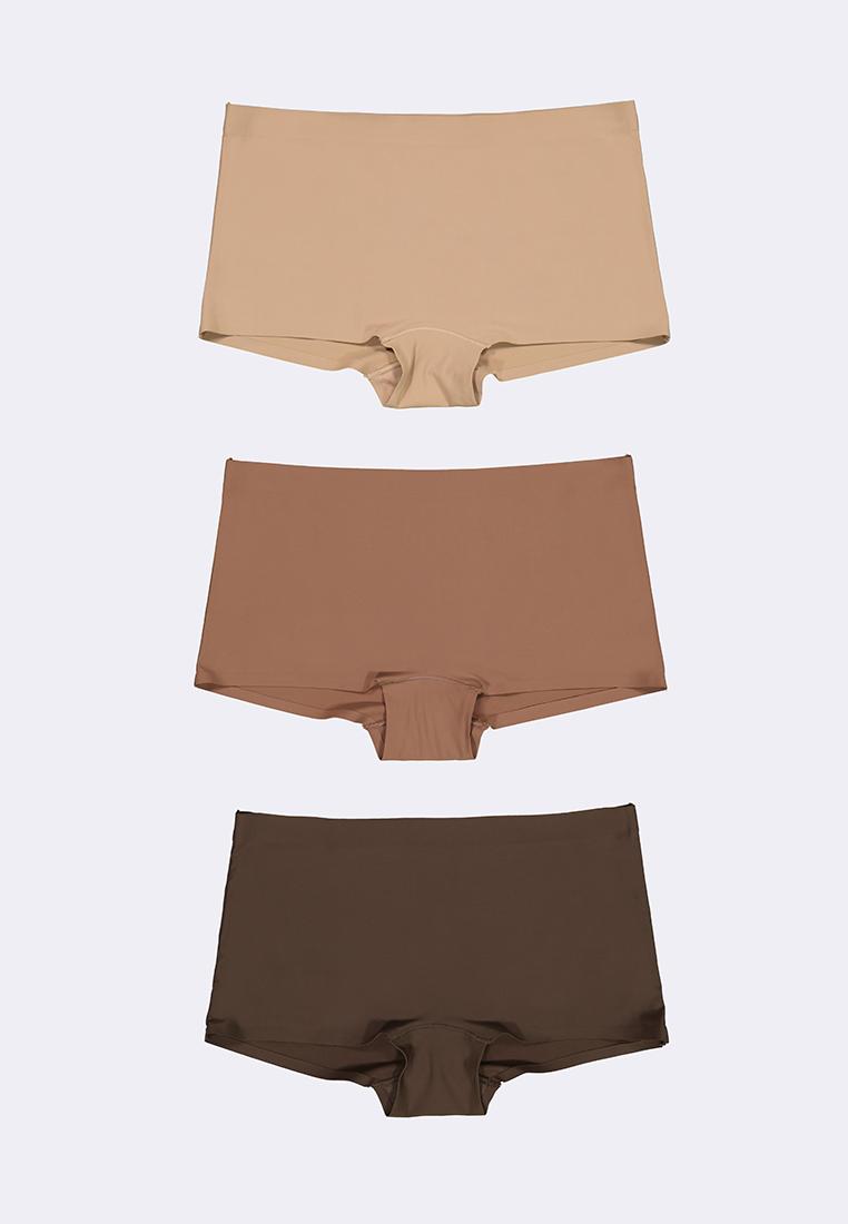 Women's 3-In-1 Pack Seamless Boyshorts