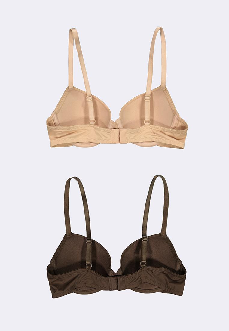 Women's 2-in-1 Pack Wired Push Up Bra