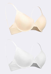 Women's 2-in-1 Pack Wired Push Up Bra
