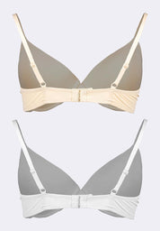 Women's 2-in-1 Pack Wired Push Up Bra