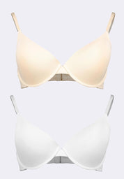 Women's 2-in-1 Pack Wired Push Up Bra