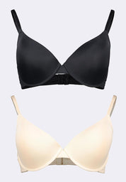 Women's 2-in-1 Pack Wired Push Up Bra