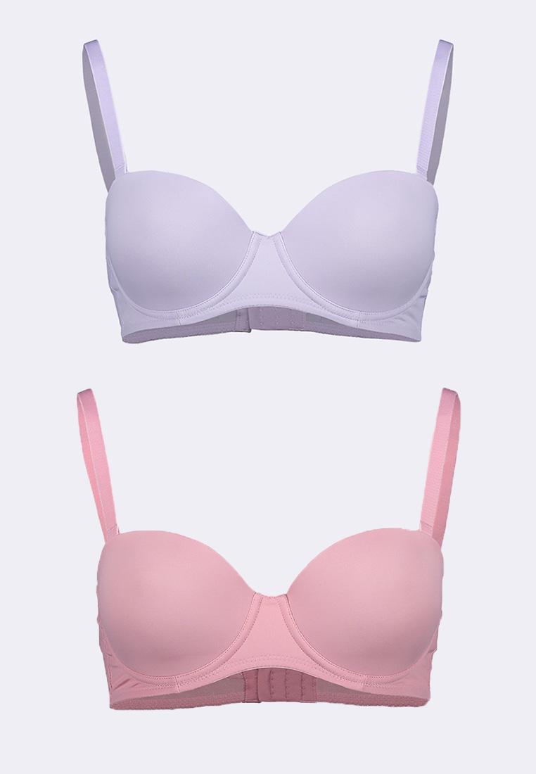 Women's 2-in-1 Pack Strapless Push Up Bra
