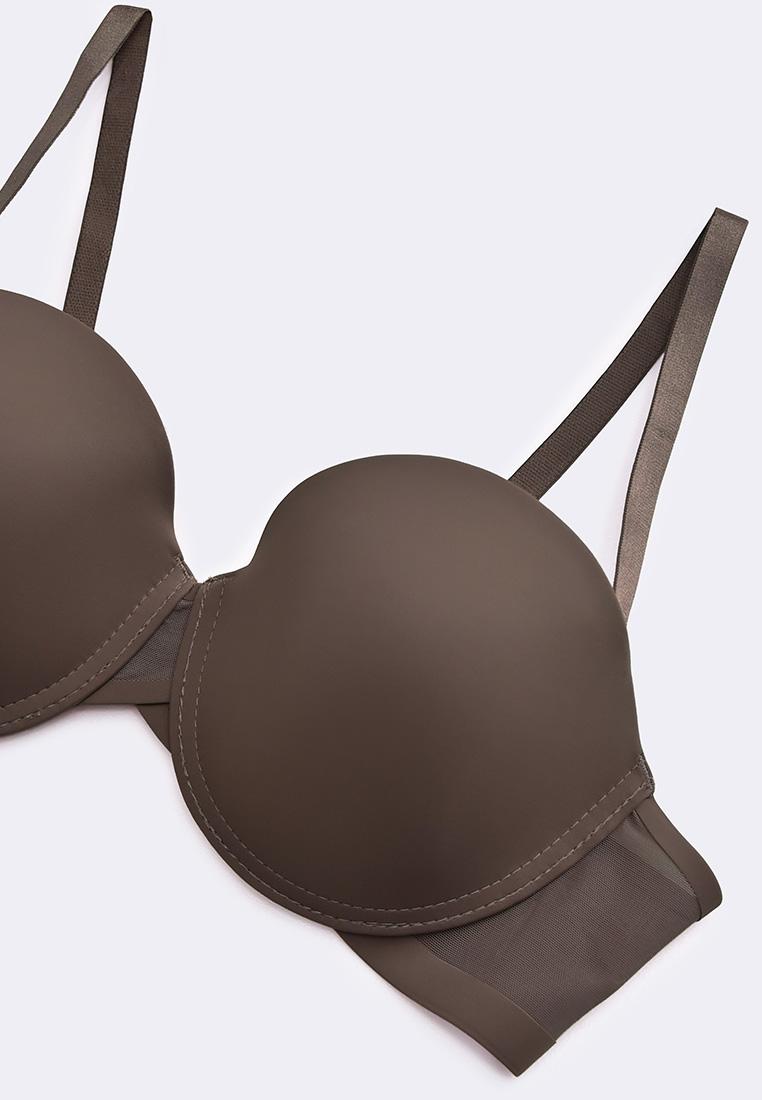 Women's 2-In-1 Demi Cup Strapless Bra