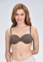 Women's 2-In-1 Demi Cup Strapless Bra