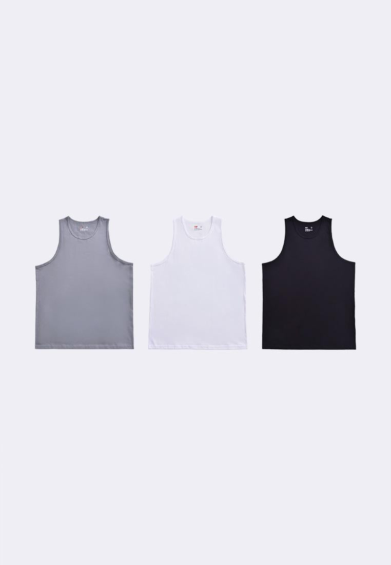 Men's 3-in-1 Pack Classic Loose Fit Tank Top