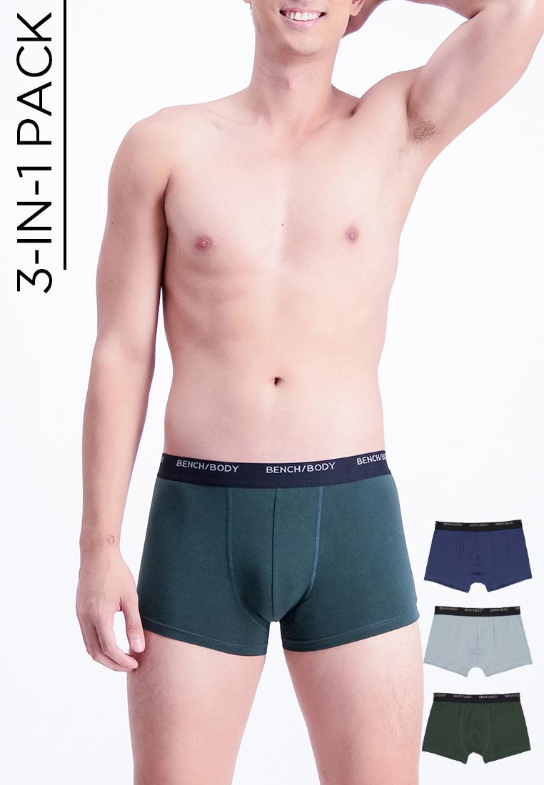 Men's 3-in-1 Pack Boxer Brief