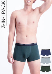Men's 3-in-1 Pack Boxer Brief