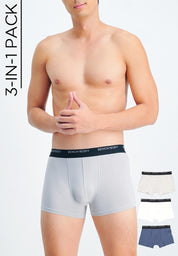 Men's 3-in-1 Pack Boxer Brief