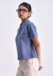 Women's Collared Baby Shirt
