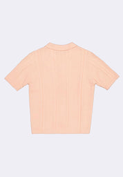Women's Flat Knit Collared T-Shirt