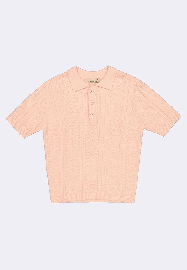 Women's Flat Knit Collared T-Shirt