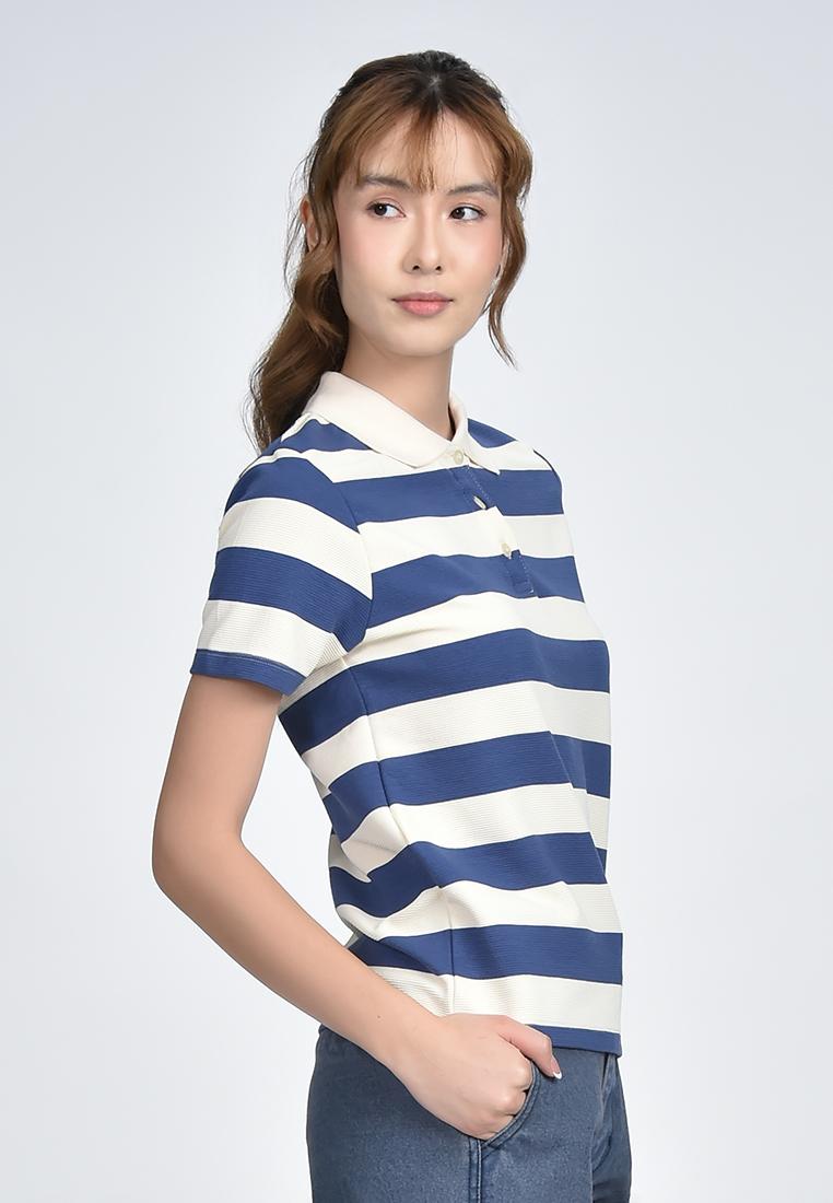 Women's Stripe Collared Shirt