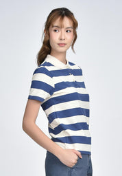 Women's Stripe Collared Shirt