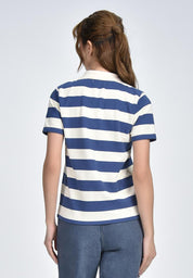 Women's Stripe Collared Shirt