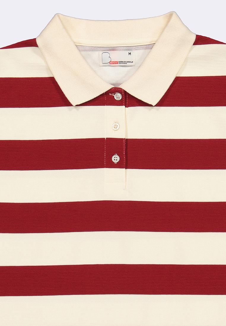 Women's Stripe Collared Shirt