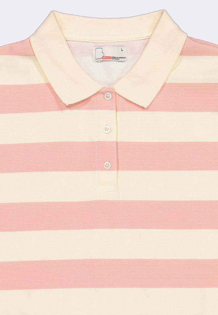 Women's Stripe Collared Shirt