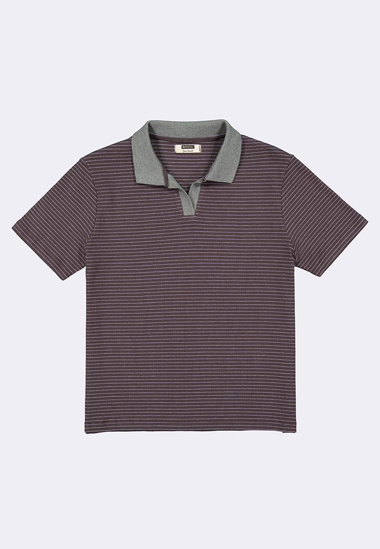 Women's Stripe Collared Shirt