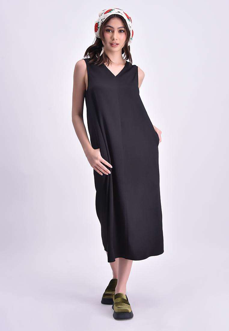 Women's Sleeveless Midi Dress