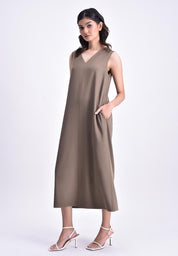 Women's Sleeveless Maxi Dress