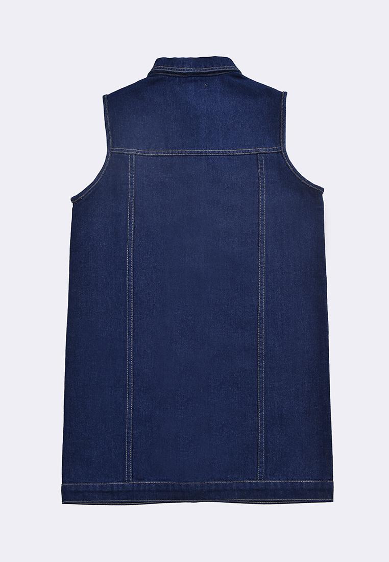 Women's Sleeveless Denim Dress