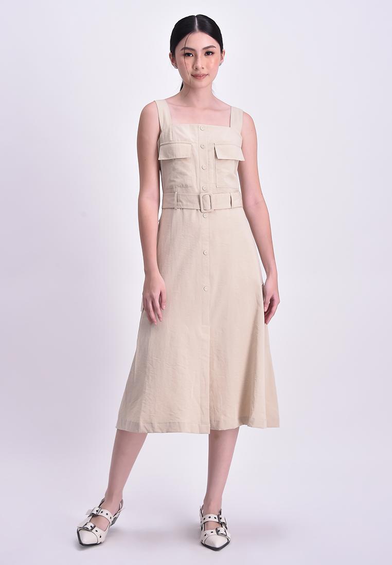 Women's Sleeveless Cargo Dress