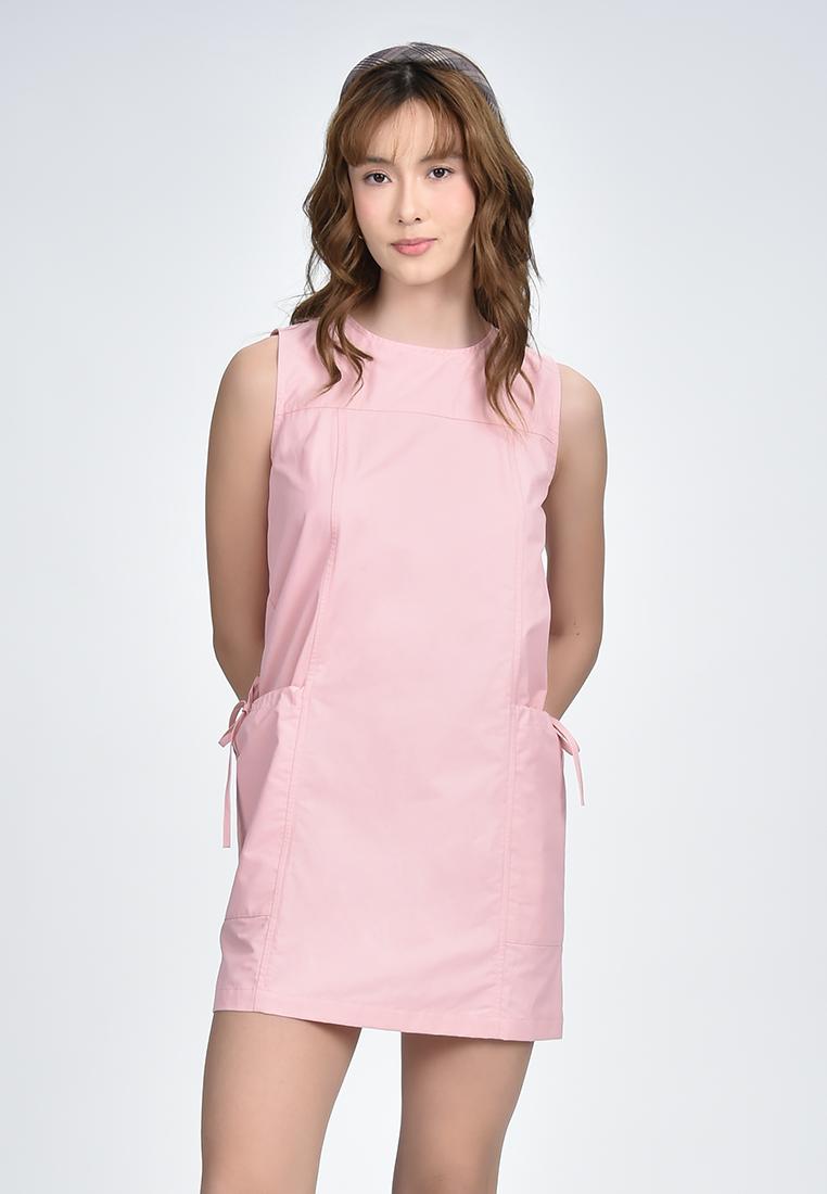 Women's Drawstring Pocket Dress