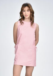 Women's Drawstring Pocket Dress