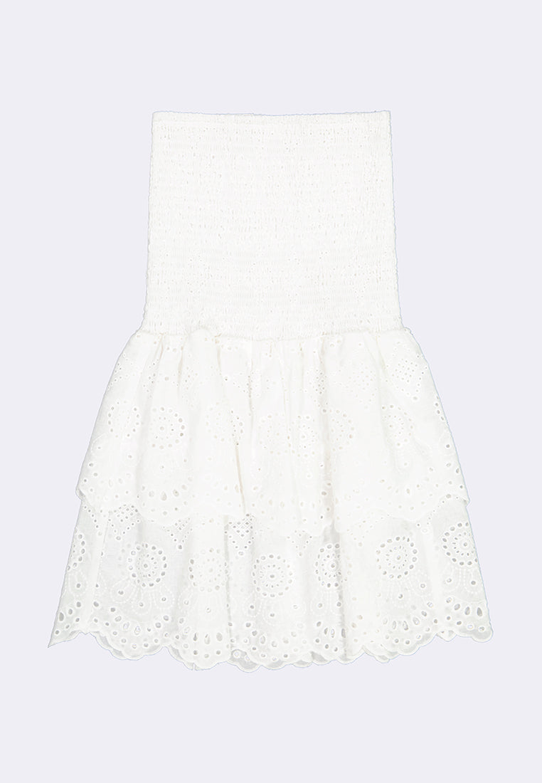 Women's Eyelet Tube Dress