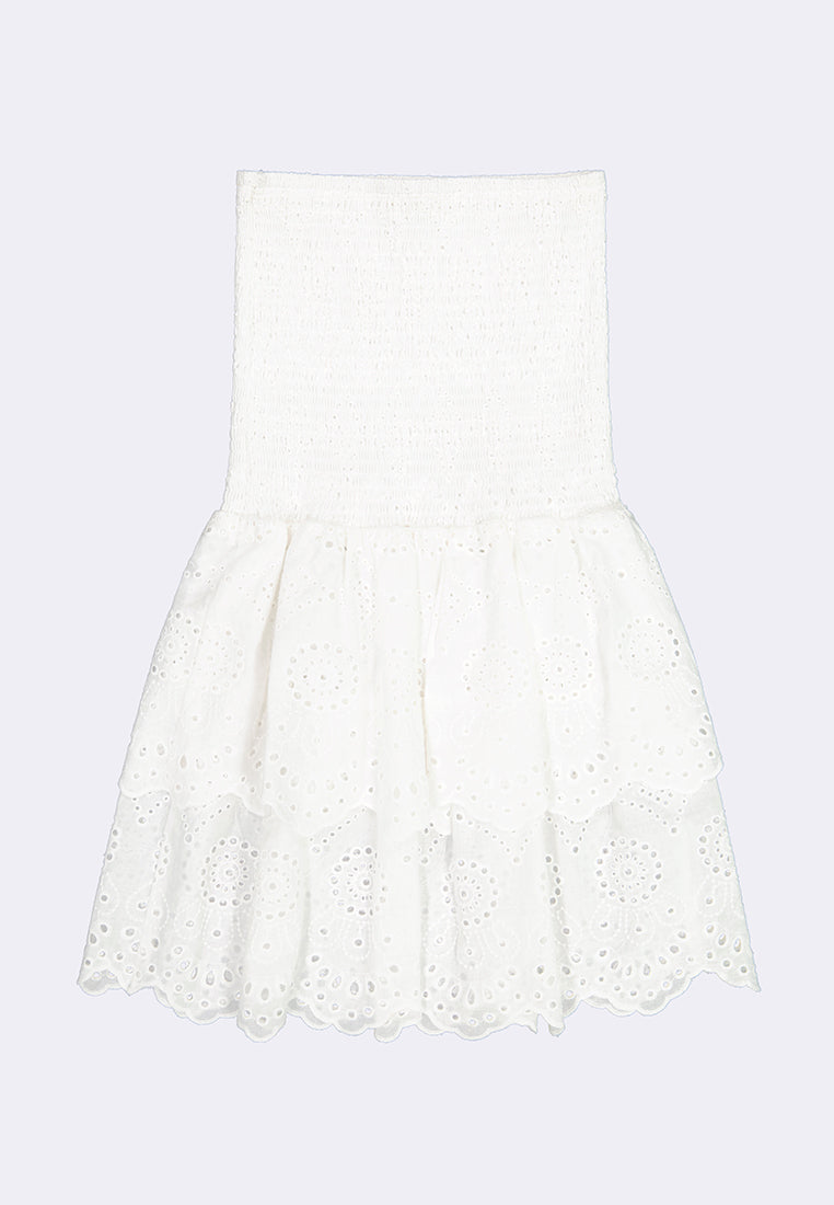 Women's Eyelet Tube Dress