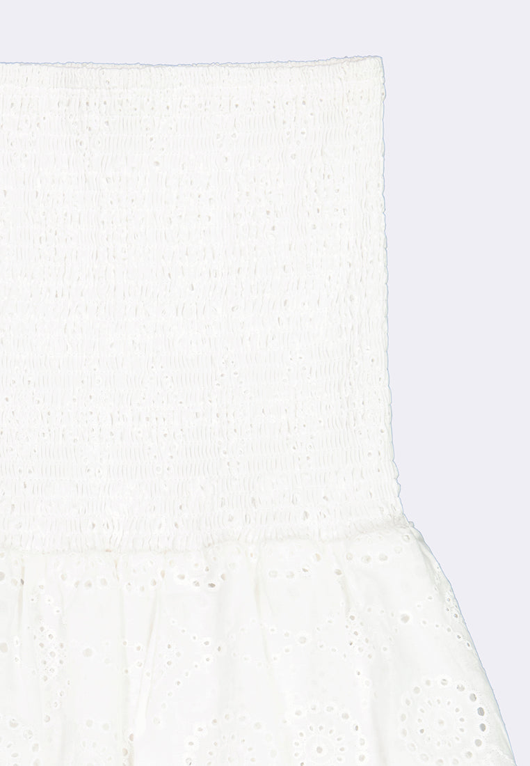 Women's Eyelet Tube Dress