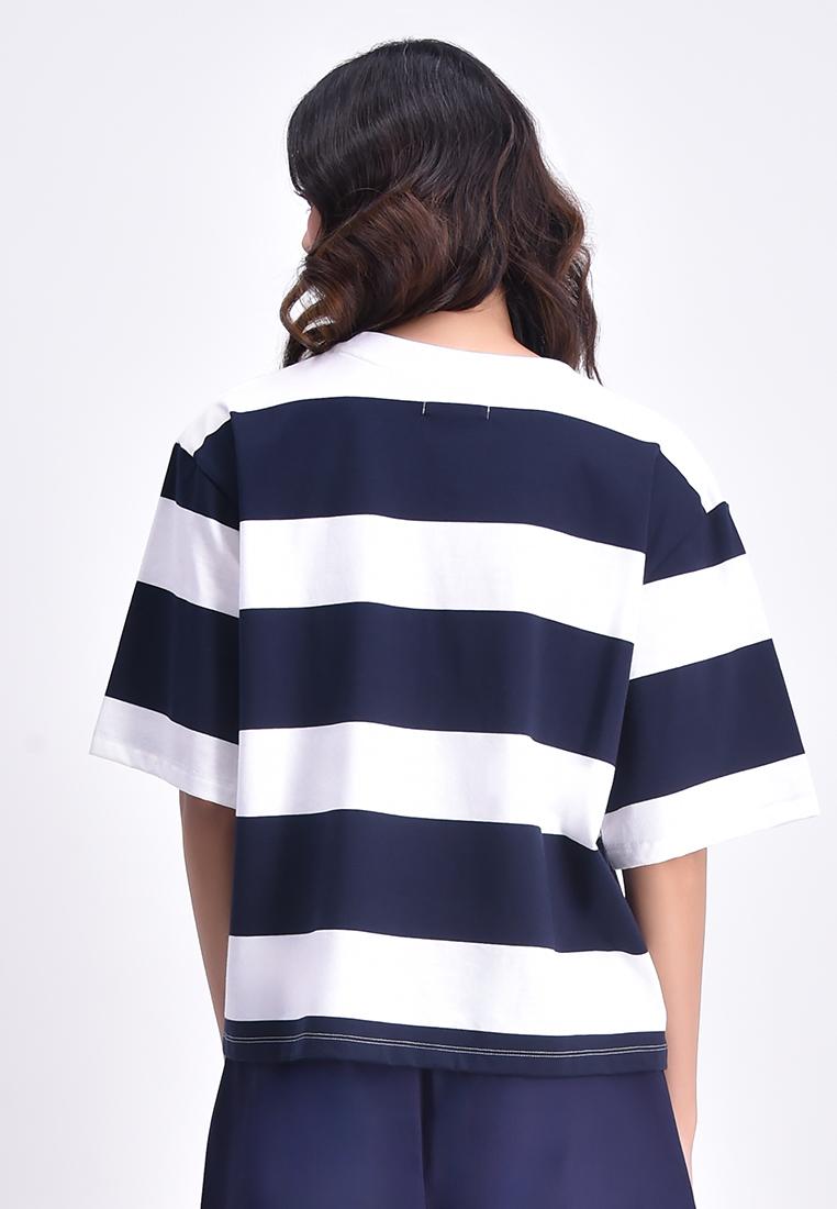 Women's Striped Boxy T-Shirt