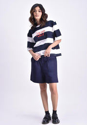 Women's Striped Boxy T-Shirt