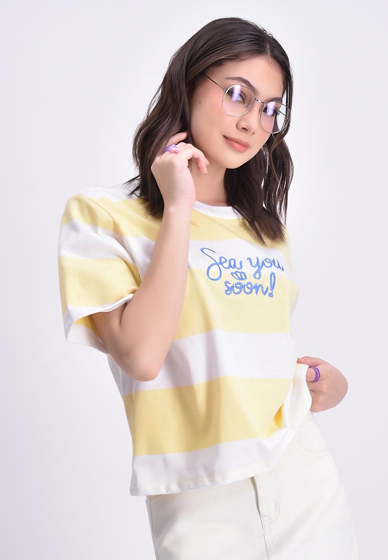 Women's Striped Boxy T-Shirt