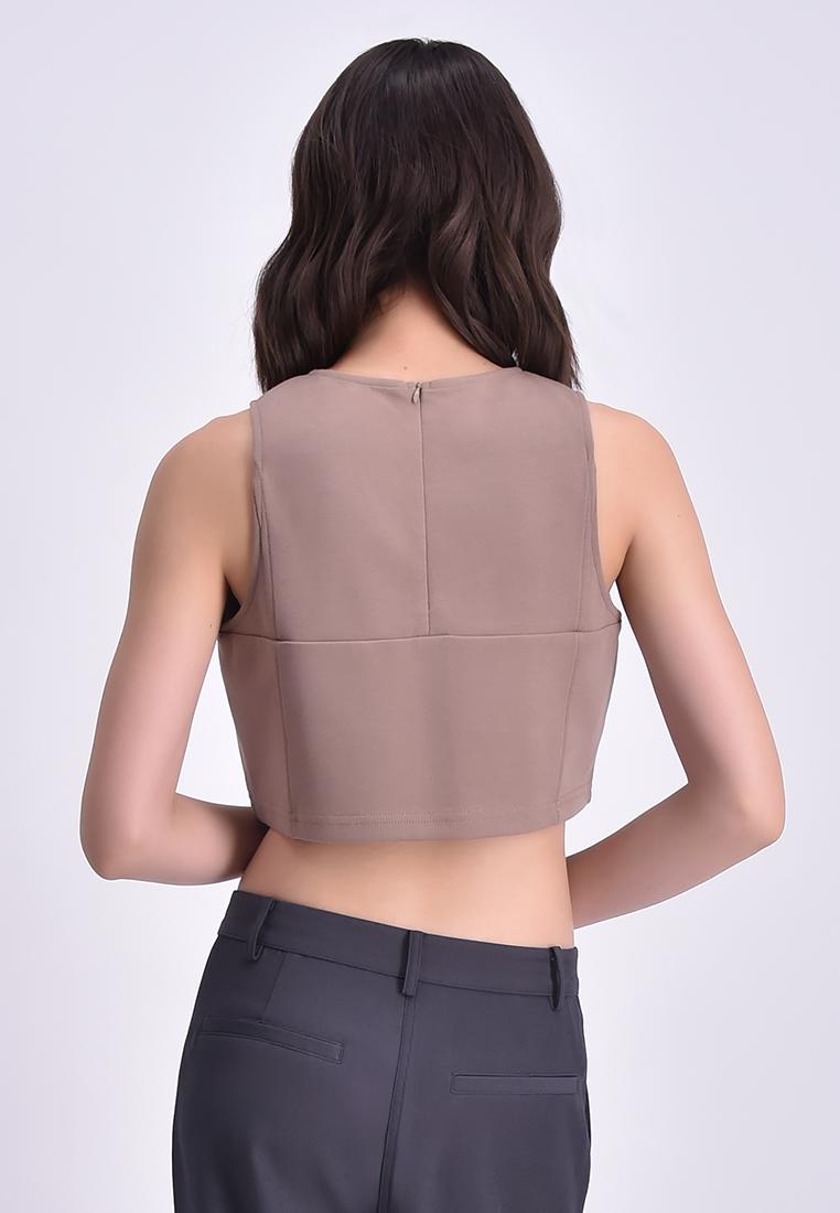 Women's Sleeveless Crop Top