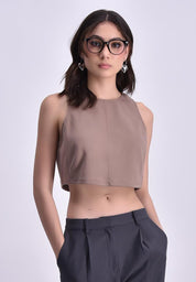 Women's Sleeveless Crop Top