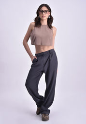 Women's Sleeveless Crop Top