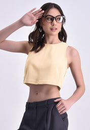 Women's Sleeveless Crop Top