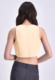 Women's Sleeveless Crop Top
