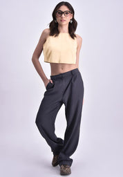 Women's Sleeveless Crop Top